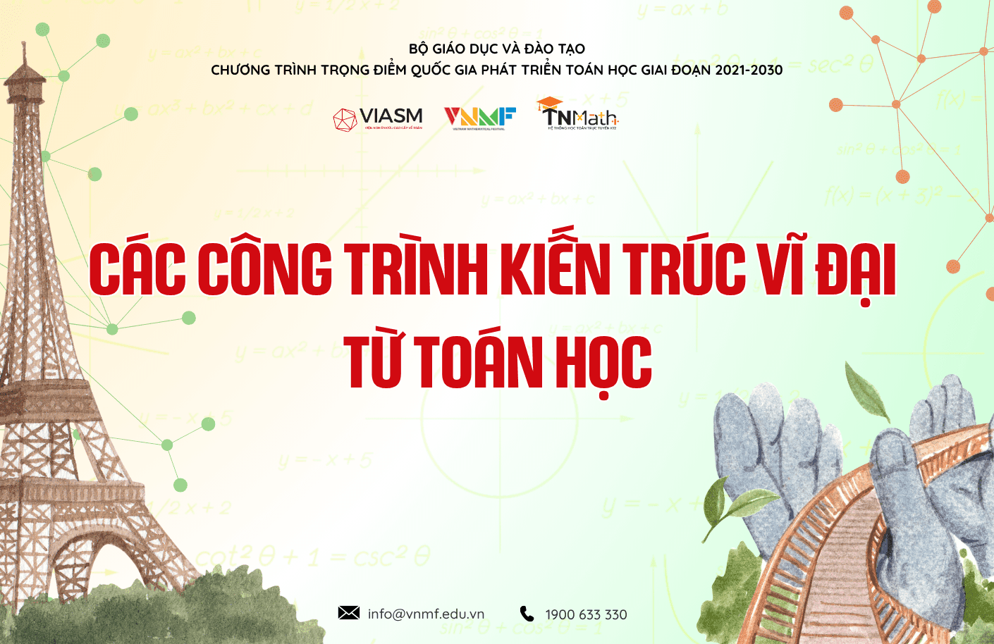 CÁC CÔNG TRÌNH KIẾN TRÚC VĨ ĐẠI TỪ TOÁN HỌC