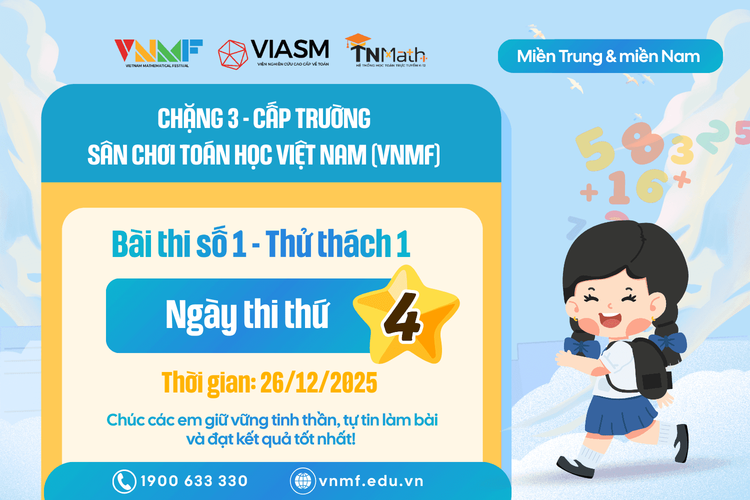 Ngày thi thứ 4: Giữ vững phong độ - Bứt phá điểm số tại Chặng 3