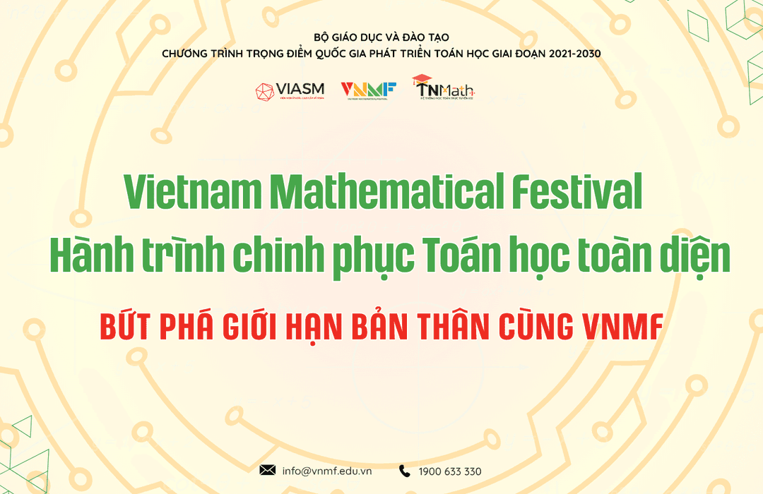 HỌC SINH GIỎI CHỌN VNMF ĐỂ BỨT PHÁ GIỚI HẠN BẢN THÂN 