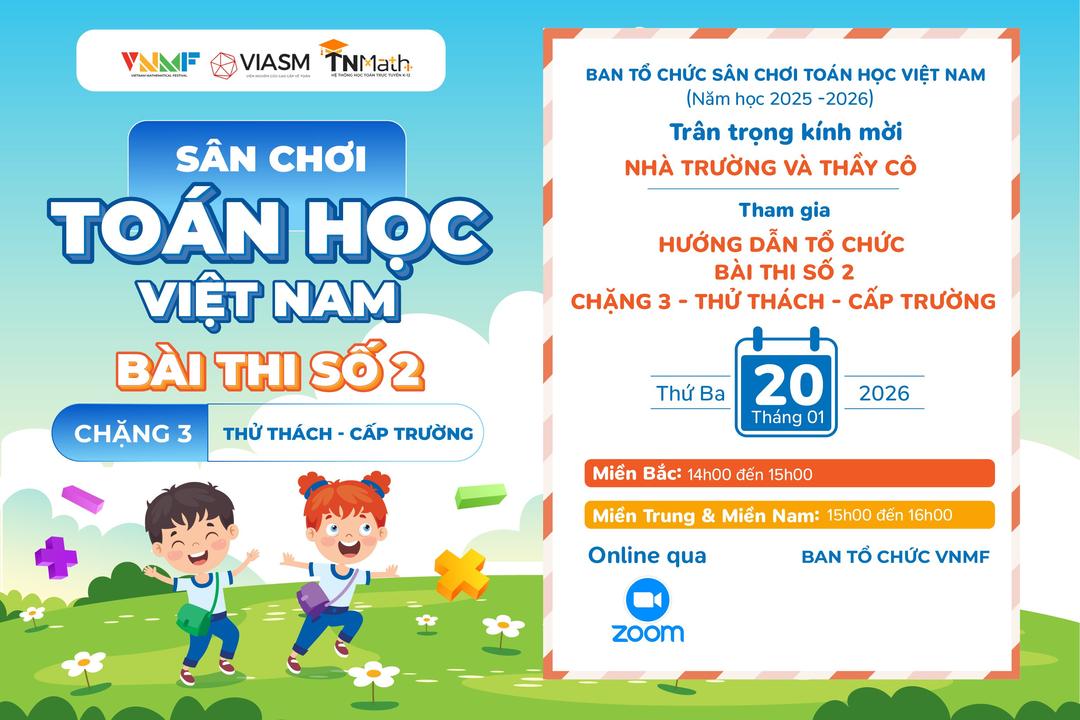 Thư mời tham dự buổi hướng dẫn tổ chức Bài thi số 2 Chặng 3 - Thử thách (cấp Trường)