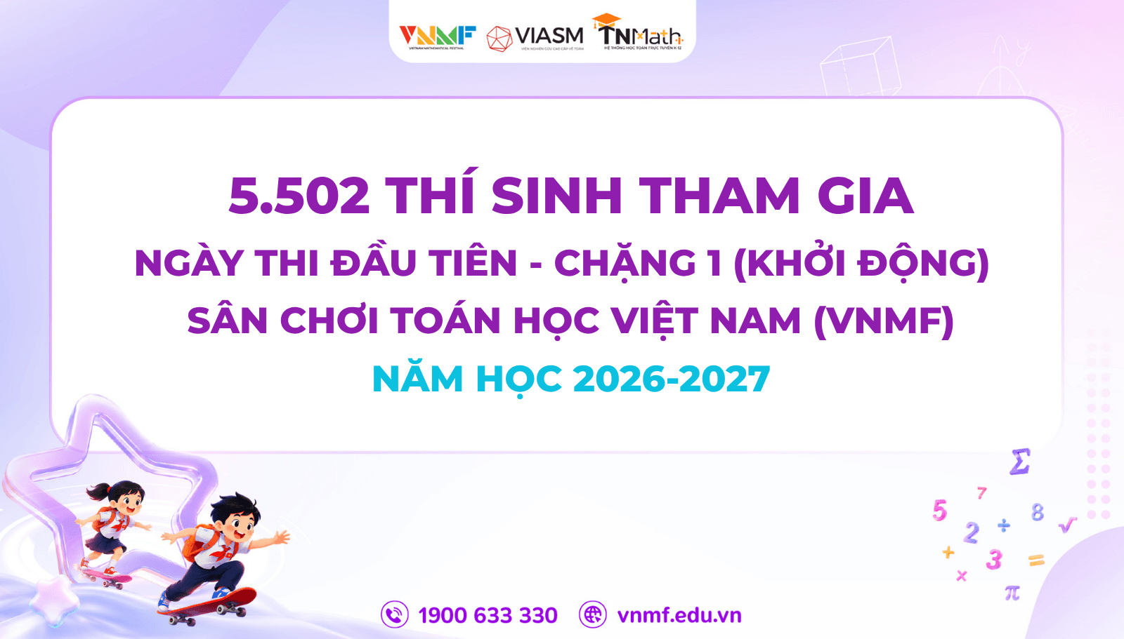 5.502 thí sinh đã tham gia Chặng 1 - Khởi động trong ngày thi đầu tiên