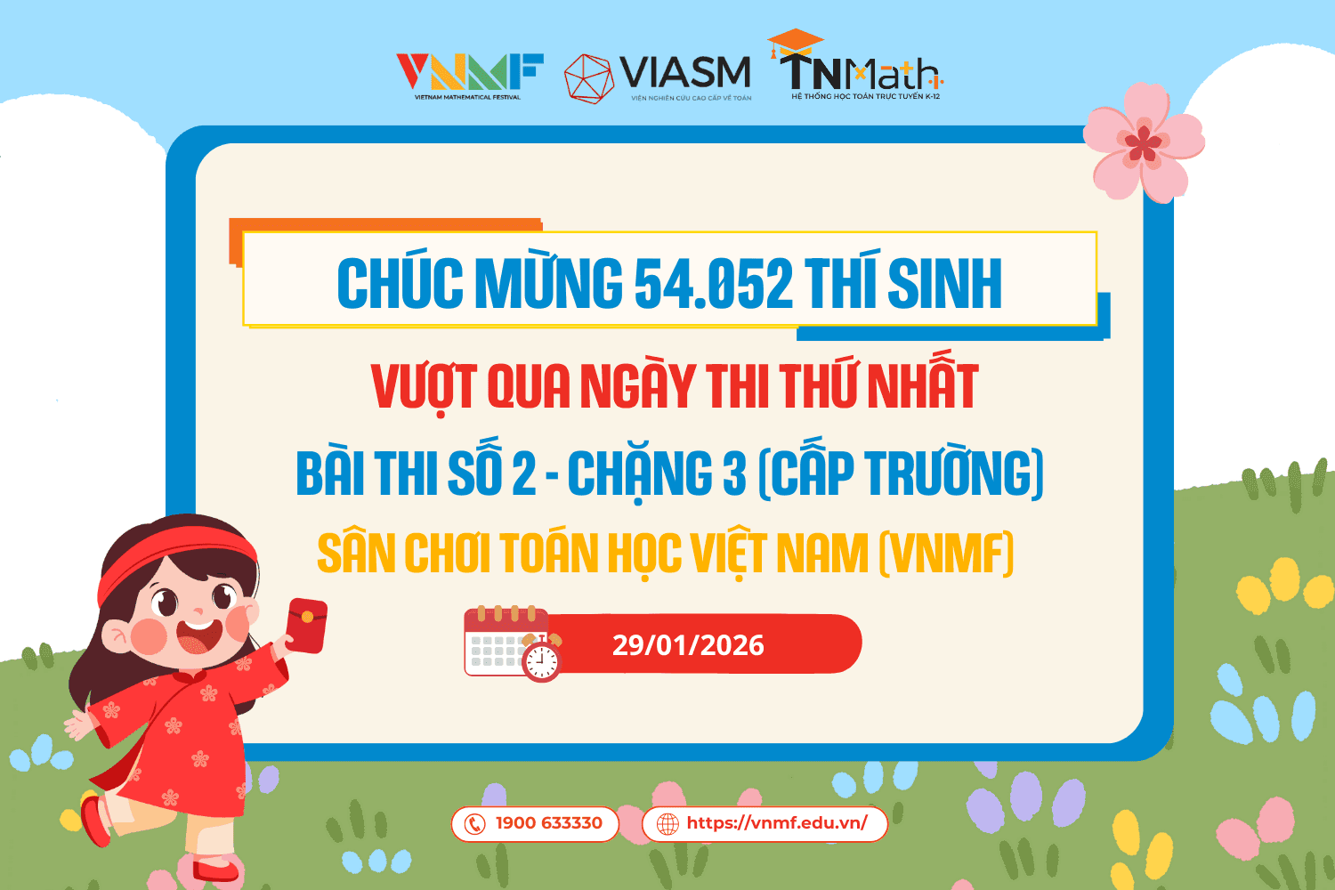 Chúc mừng 54.052 thí sinh hoàn thành Bài thi số 2 - ngày thi thứ nhất