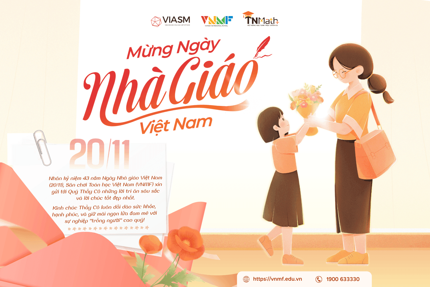 Chúc mừng ngày Nhà giáo Việt Nam 20/11