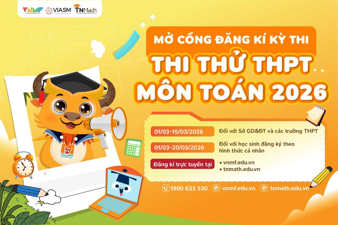 Hướng dẫn thi thử Tốt nghiệp THPT môn Toán 2026