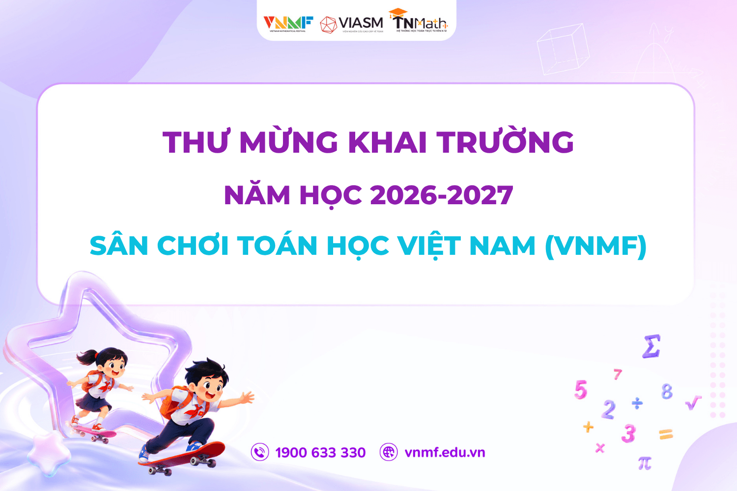 Thư mừng khai trường năm học 2026-2027